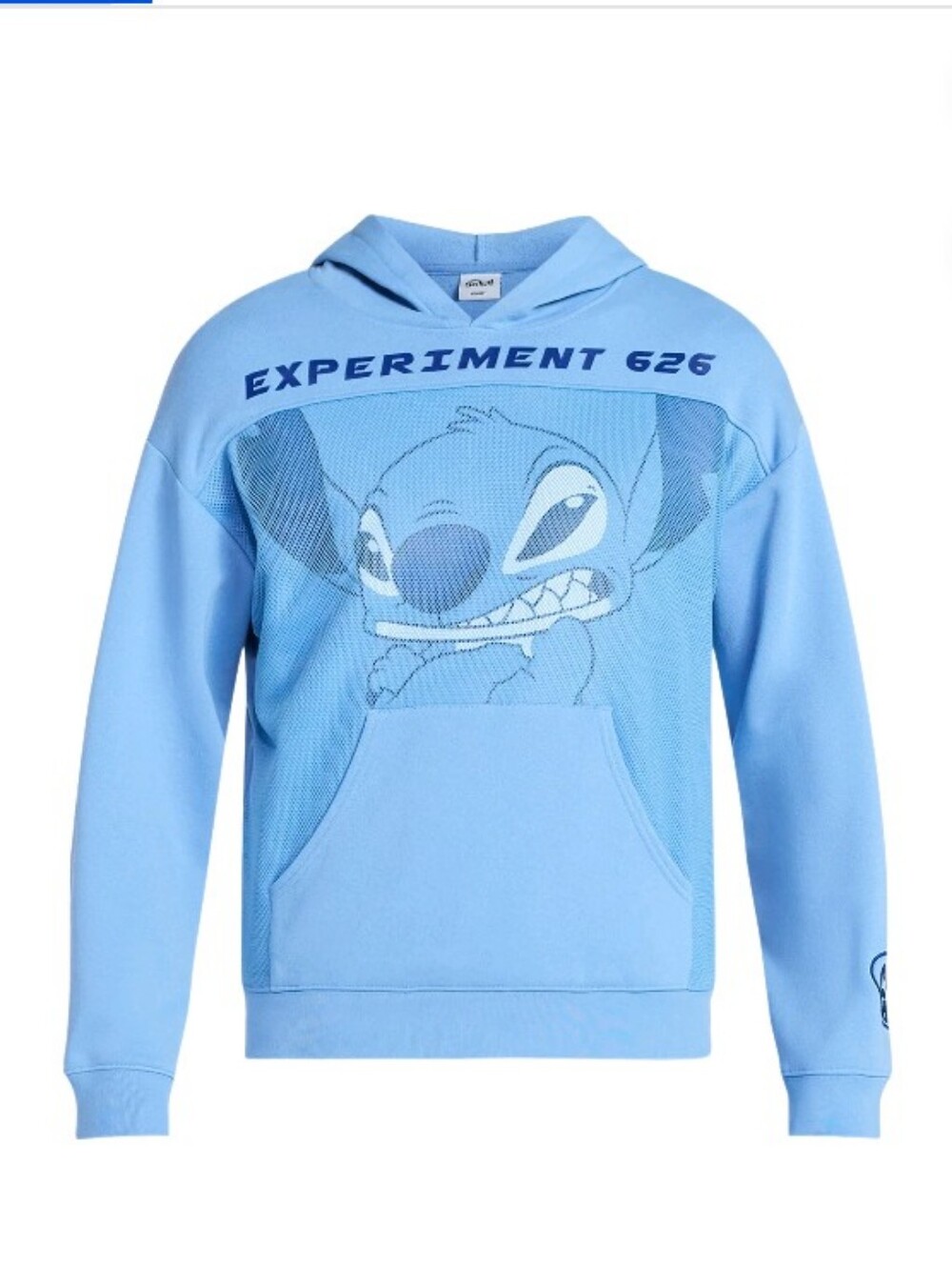 Disney Stitch Chambray Blue Pullover Hoodie